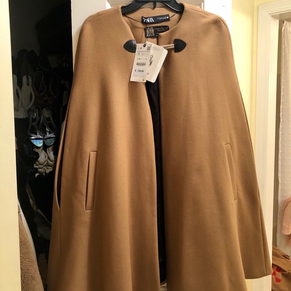 zara cape coat